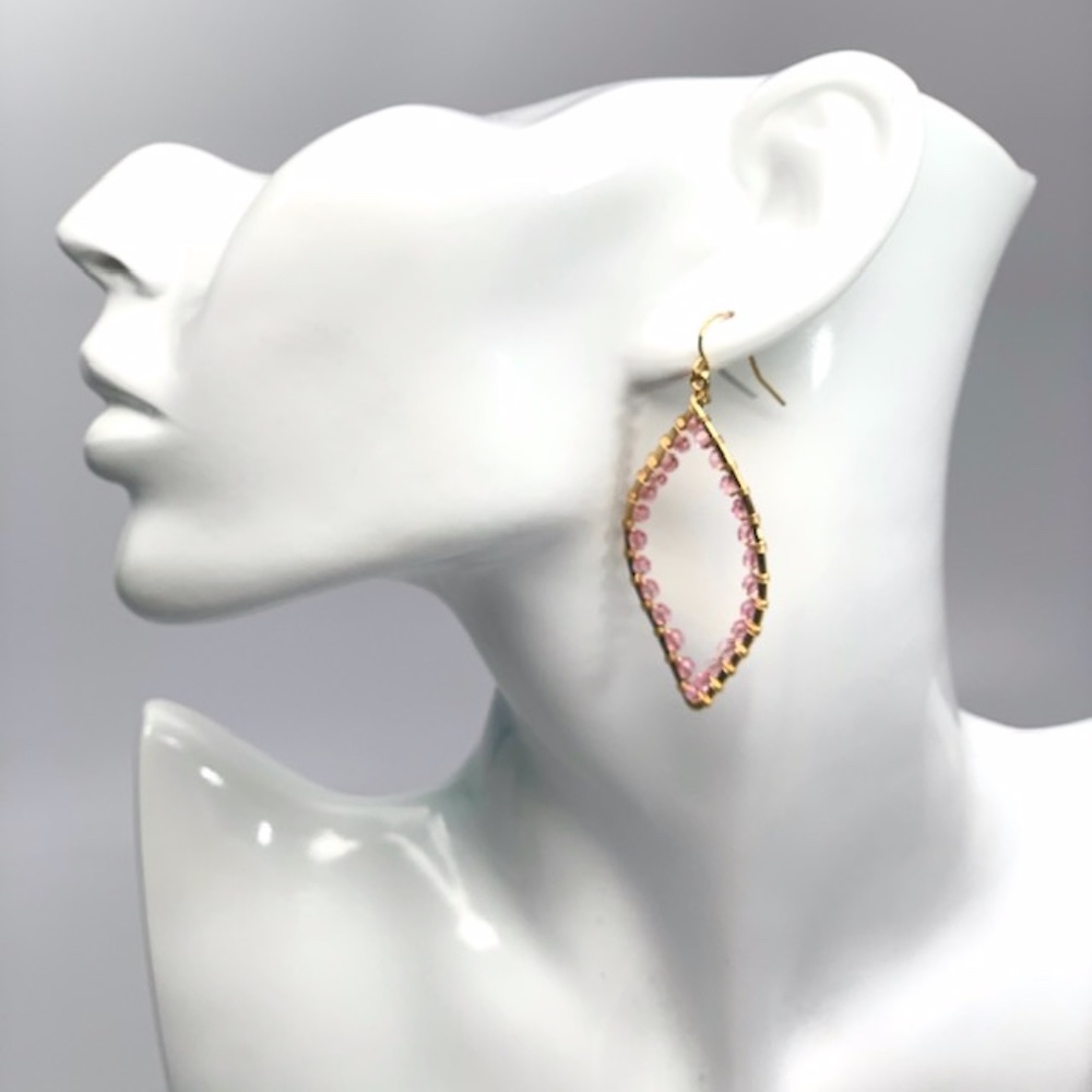 LITTLE BITS OF LUXE BEADED HOOK EARRINGS